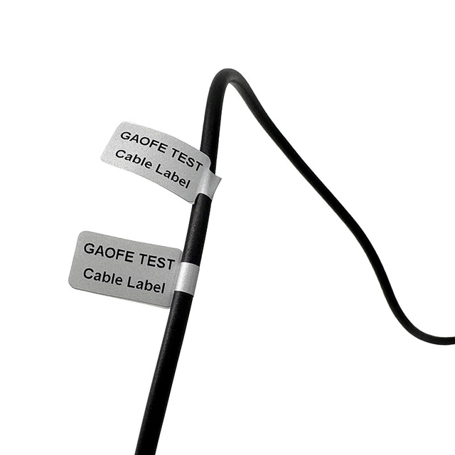 Kabel yig'iladigan yorliqlar Sim va kabel identifikatsiya yorliqlari Tez o'rnatish va optimal o'qilishi