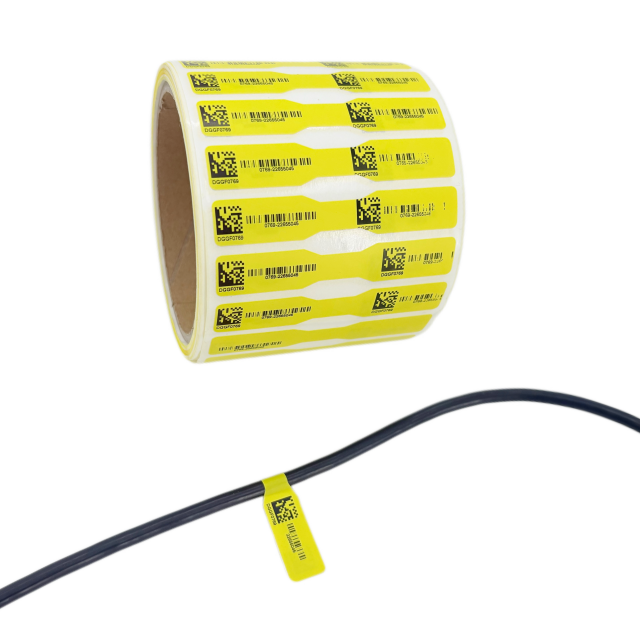 Cable Foldable Labels Wire ແລະ Cable Identification Labels ການຕິດຕັ້ງໄວ & ການອ່ານໄດ້ດີທີ່ສຸດ